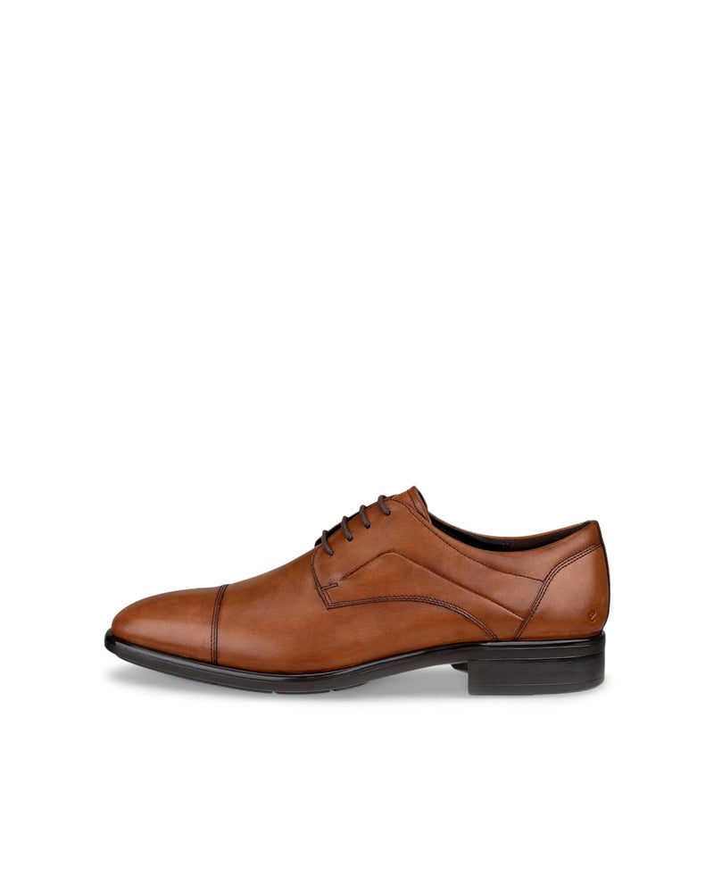 ECCO Men's CITYTRAY Cap Toe Tie Oxford, Amber, 8-8.5 - Image 2